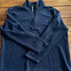 Men's Navy Blue the North Face Half-Zip Sweater